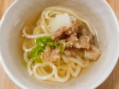 ★揚げたお肉もおろしでさっぱり!!みぞれうどん